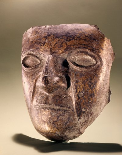 Incan Mask by Peruvian School